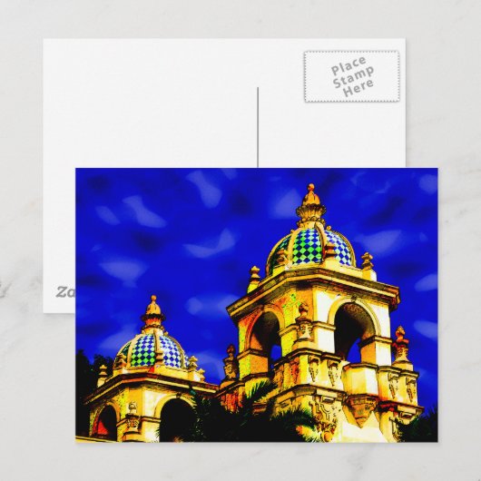 Balboa park in San Diego Briefkaart (Voorkant / Achterkant)