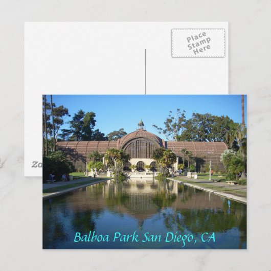 Balboa Park San Diego, CA Briefkaart (Voorkant / Achterkant)