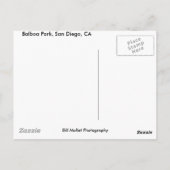 Balboa Park, San Diego, CA Briefkaart (Achterkant)