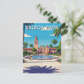 Balboa Park San Diego CA Reis Briefkaart (Staand voorkant)