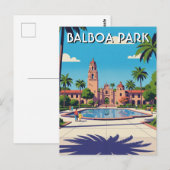 Balboa Park San Diego CA Reis Briefkaart (Voorkant / Achterkant)