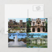 Balboa Park, San Diego, Californië Briefkaart (Voorkant / Achterkant)