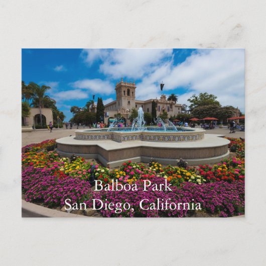 Balboa Park, San Diego, Californië Briefkaart (Voorkant)