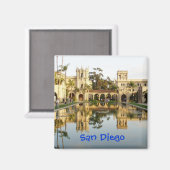 Balboa Park San Diego Magneet (Voorkant / Achterkant)