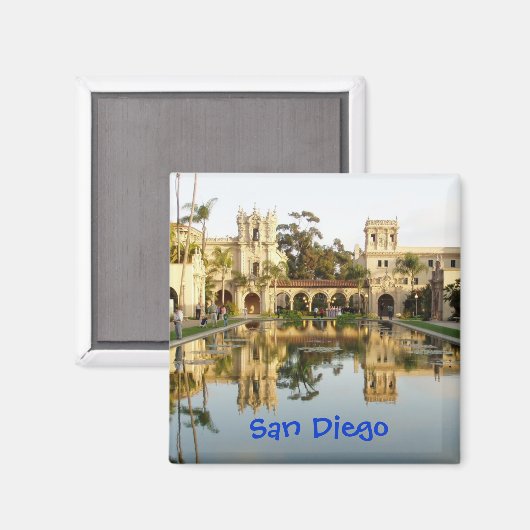 Balboa Park San Diego Magneet (Voorkant / Achterkant)