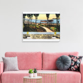 Balboa Park Uitzicht City, Panama-CA Expo Canvas Afdruk (Insitu (Woonkamer))