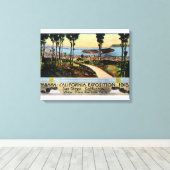 Balboa Park Uitzicht City, Panama-CA Expo Canvas Afdruk (Insitu (Houten vloer))