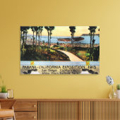 Balboa Park Uitzicht City, Panama-CA Expo Canvas Afdruk (Insitu (Woonkamer))