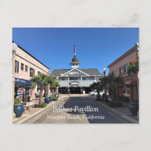 Balboa Pavillion, Newport Beach, Californië Briefkaart