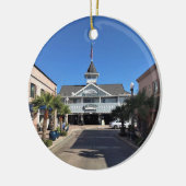 Balboa Pavillion, Newport Beach, Californië Keramisch Ornament (Links)