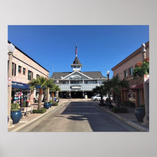 Balboa Pavillion, Newport Beach, Californië Poster (Voorkant)