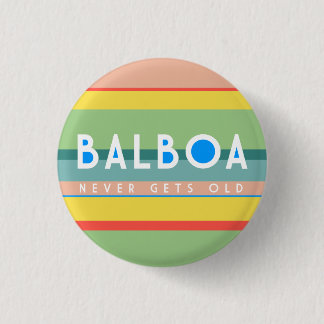 Balboa wordt nooit oud, Sandy Lewis-stijl Ronde Button 3,2 Cm