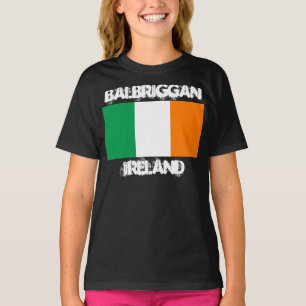 Balbriggan, Ierland met Ierse vlag kinderen T-shirt