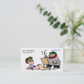 balcartoons visitekaartje (Staand voorkant)