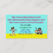 balcartoons visitekaartje (Achterkant)