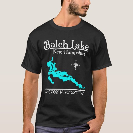 Balch Lake New Hampshire 3 T-shirt (Voorkant)