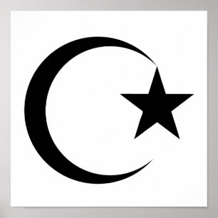 Balck Crescent & Star.png Poster