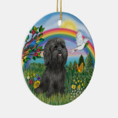 Balck Shih Tzu in Rainbow Bridge Ornament (Rechts)