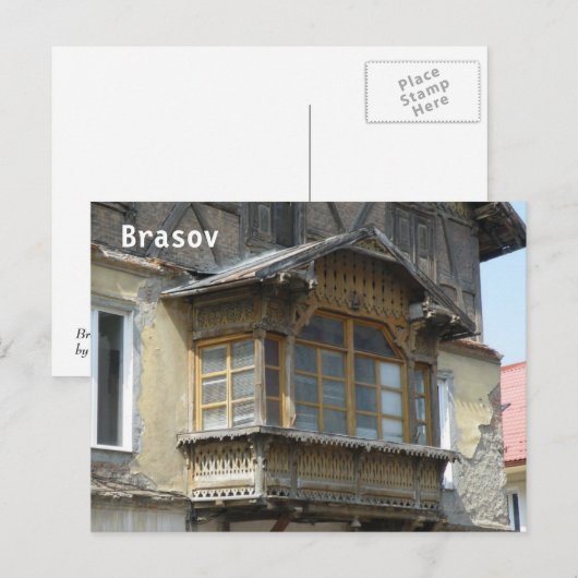 Balcony Briefkaart (Voorkant / Achterkant)