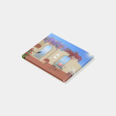 Balcony Buiten Flowers Table Tranquility Seaside. Post-it® Notes (Schuin)