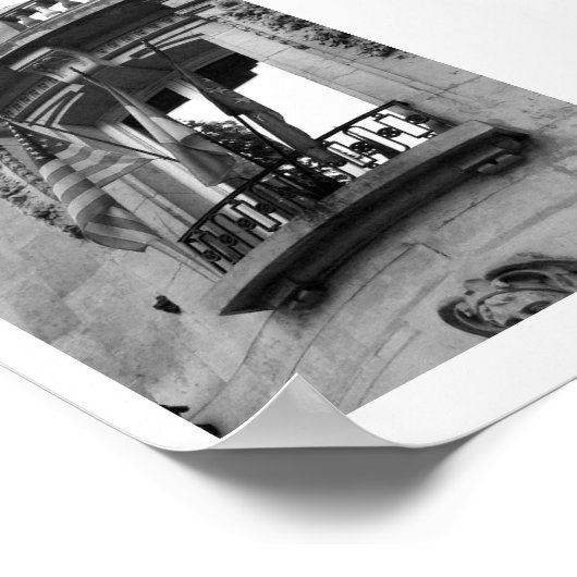 Balcony in Parijs Poster (Hoek)