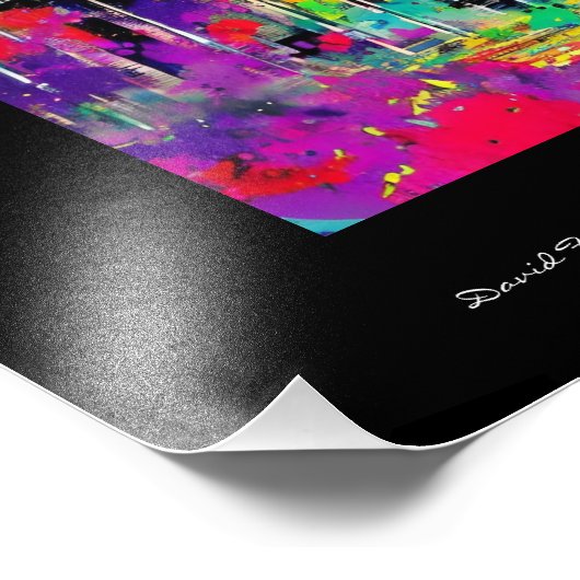 Balcony Print van het Franse kwart van Bubba Foto Afdruk (Hoek)