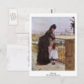 Balcony van Berthe Morisot Briefkaart (Voorkant / Achterkant)