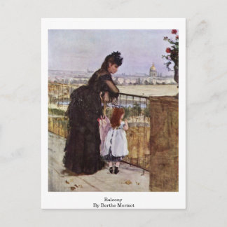 Balcony van Berthe Morisot Briefkaart