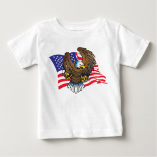 Bald Aeagle en de Amerikaanse vlag