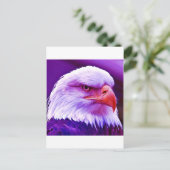 Bald American Eagle Briefkaart (Staand voorkant)