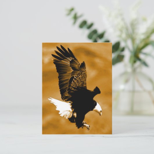 Bald American Eagle Briefkaart (Staand voorkant)