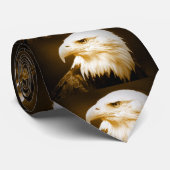 Bald American Eagle Eye Stropdas (Opgerold)