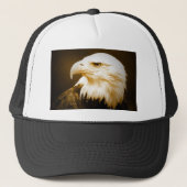 Bald American Eagle Eye Trucker Pet (Voorkant)
