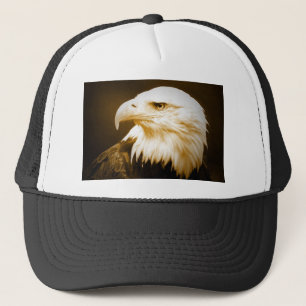 Bald American Eagle Eye Trucker Pet