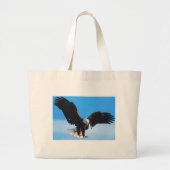 Bald American Eagle Grote Tote Bag (Voorkant)