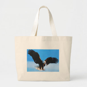 Bald American Eagle Grote Tote Bag