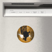 Bald American Eagle in Flight Magneet (Insitu (Vaatwasser))