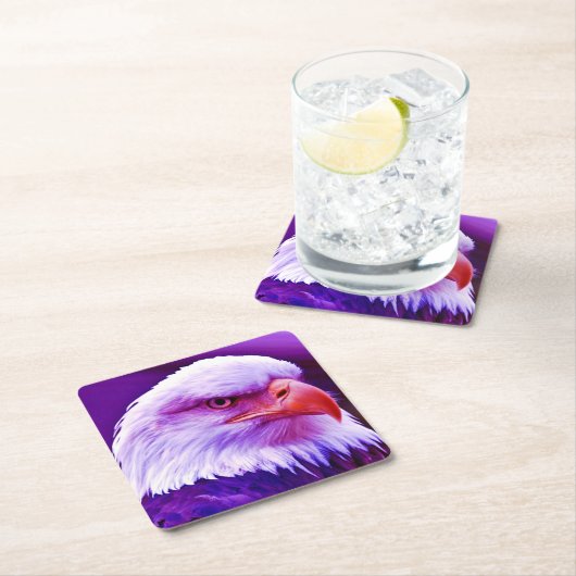 Bald American Eagle Kartonnen Onderzetters (Insitu)