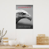 Bald American Eagle Leadership Poster (Keuken)