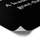 Bald American Eagle Motivatie Leadership Poster (Hoek)