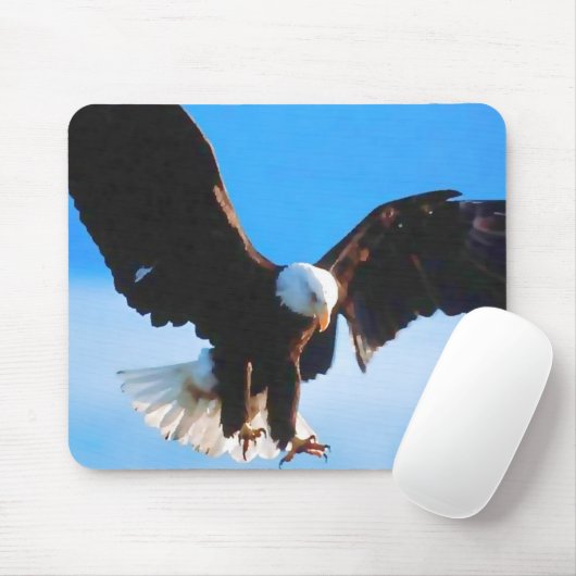 Bald American Eagle Muismat (Met muis)
