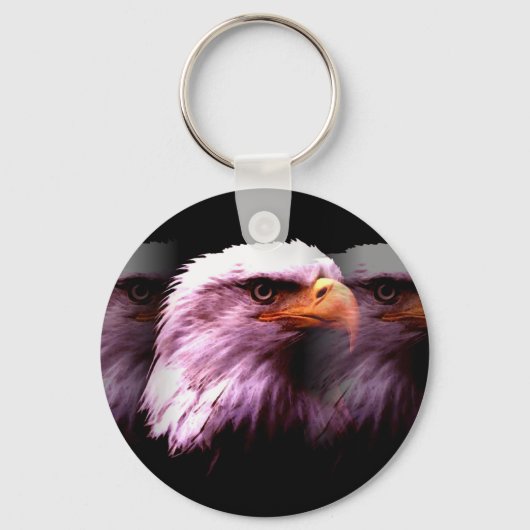 Bald American Eagle Sleutelhanger (Voorkant)
