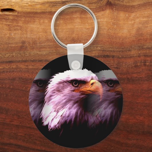 Bald American Eagle Sleutelhanger (Voorkant)