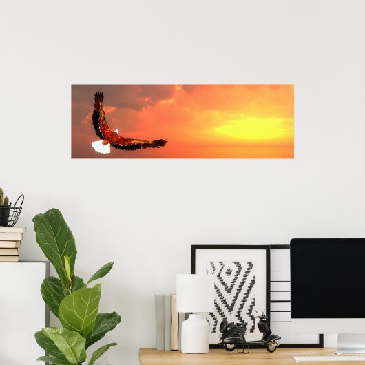 Bald-arend Poster (Thuiskantoor)