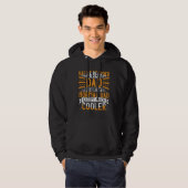 Bald & Bearded Dad Humor  Father s Day Hoodie (Voorkant volledig)