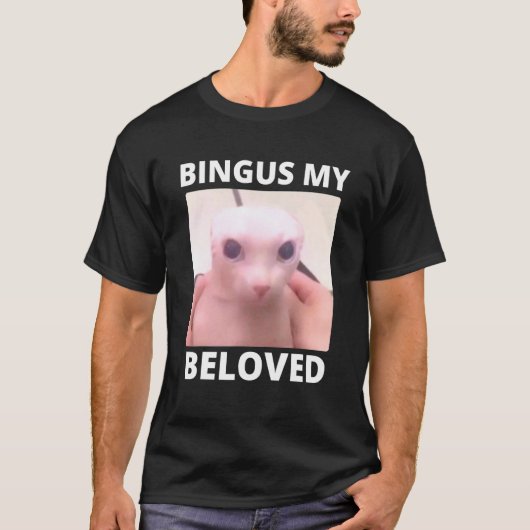 Bald Bingus My Beloved Hairless Sphinx Cat T-shirt (Voorkant)