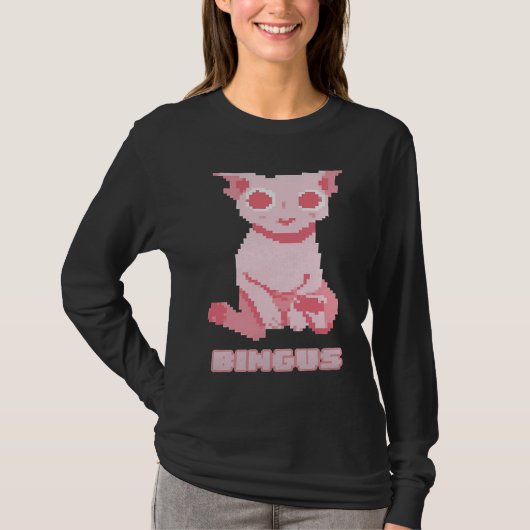 Bald Bingus My Beloved Hairless Sphinx Cat T-shirt (Voorkant)