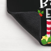 Bald Christmas Elf Matching Pajama X-mas Party  Muismat (Hoek)