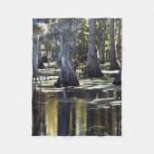 Bald Cypress Trees Fleece Deken (Voorkant)