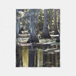 Bald Cypress Trees Fleece Deken